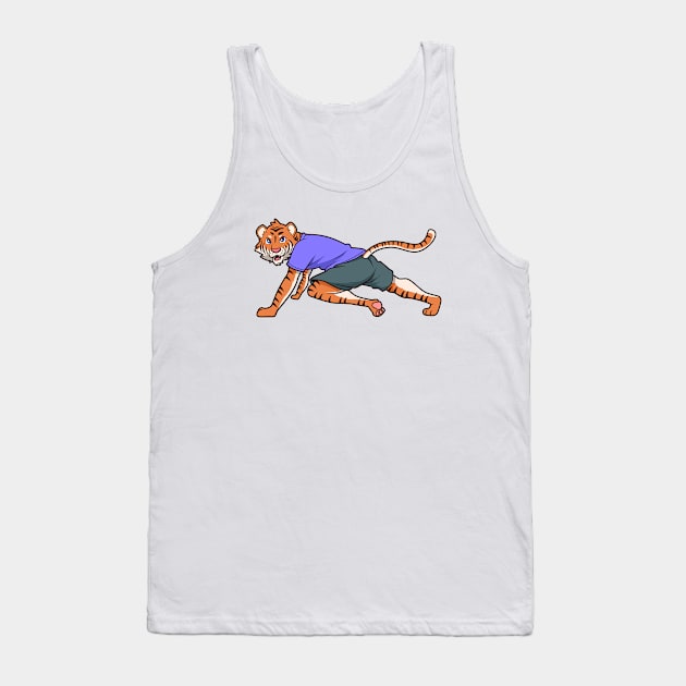 Tabata Tiger Tank Top by Modern Medieval Design